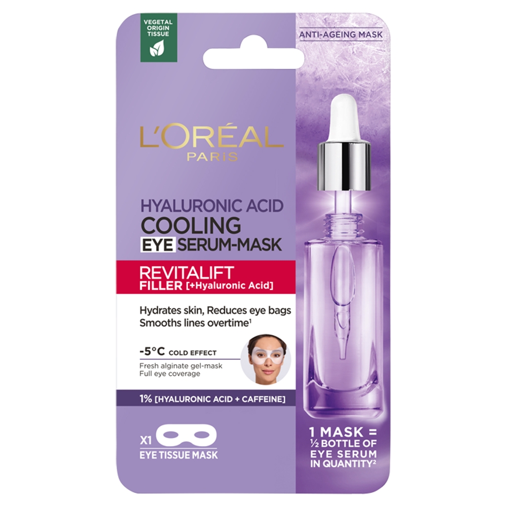 L’Oréal Paris De Revitalift Filler Maska na tkaninie pod oczy