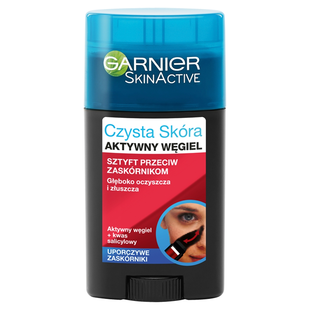 Garnier Skin Naturals Czysta Skóra Aktywny Węgiel Sztyft przeciw zaskórnikom