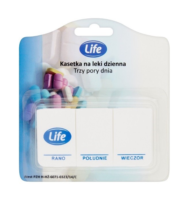 Life Quotidiano Tre Momenti della Giornata Cassetta per Medicinali