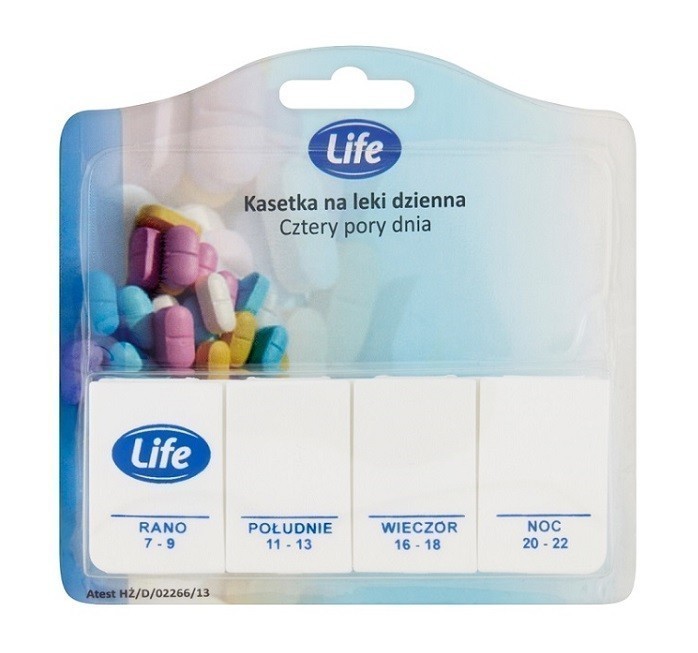 Life Quotidiano Quattro Momenti della Giornata Cassetta per Medicinali