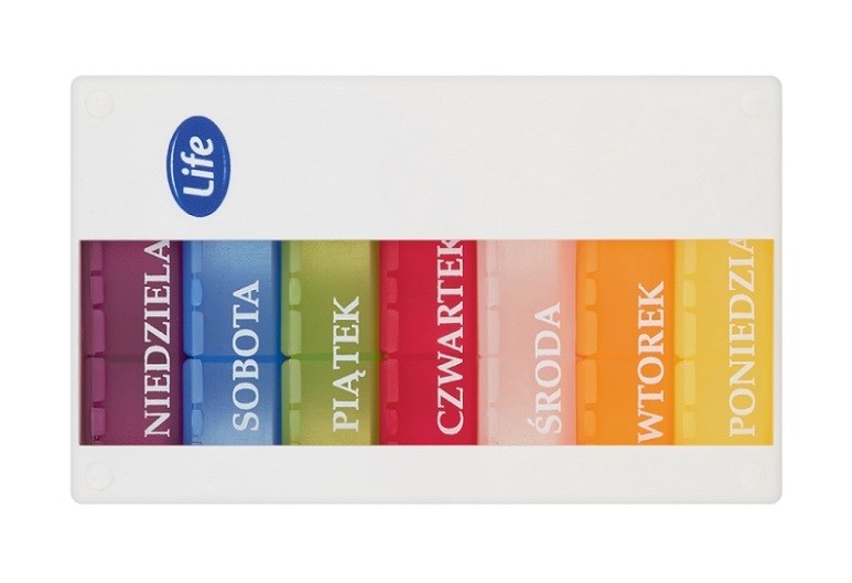 Life Settimanale Tre Momenti della Giornata Cassetta per Medicinali