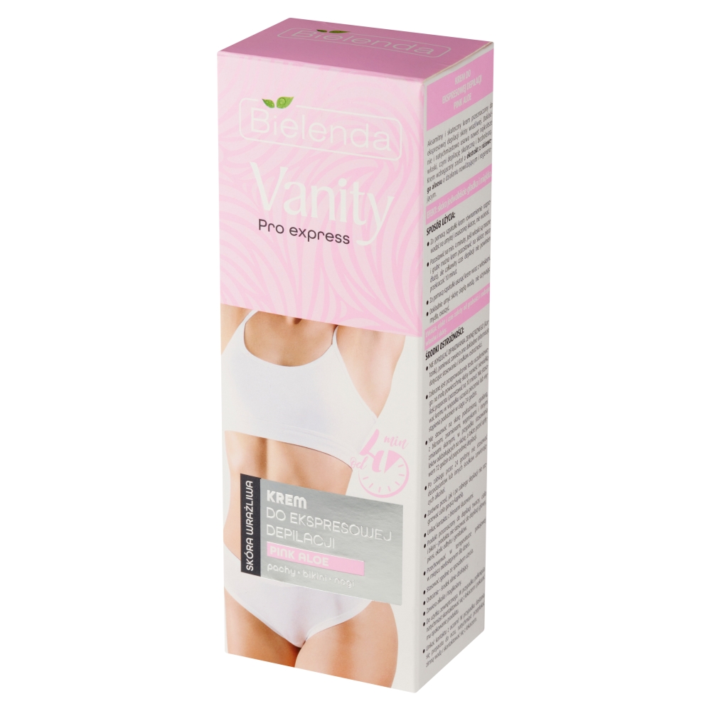 Bielenda Vanity Pro Express Krem do ekspresowej depilacji skóra wrażliwa Pink Aloe