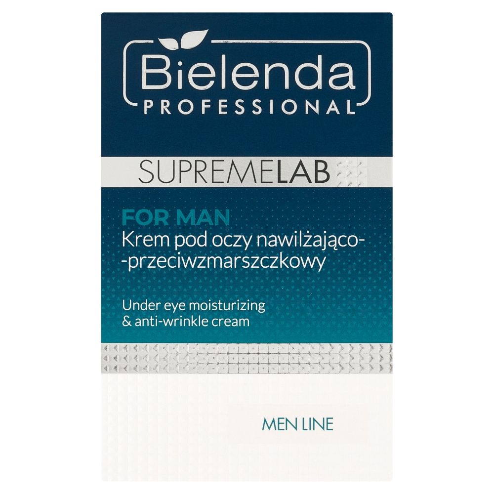 Bielenda Professional Supremelab Men Line Crema Contorno Occhi Idratante Anti-Rughe 15 Ml