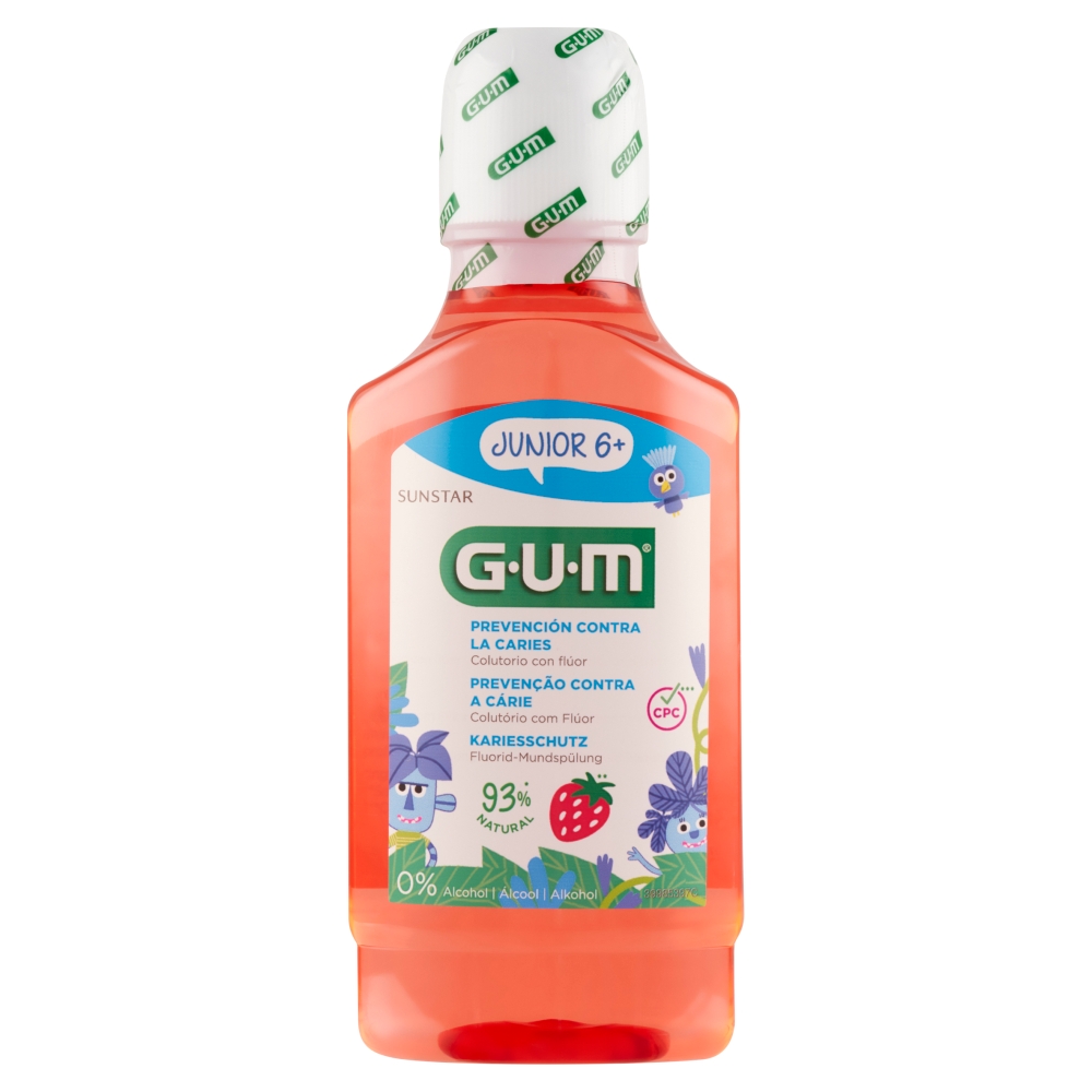 Gum Junior 6+ Płyn do płukania jamy ustnej dla dzieci