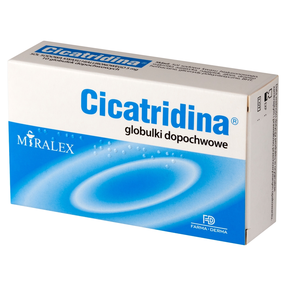 Cicatridina, Globulki dopochwowe z kwasem hialuronowym