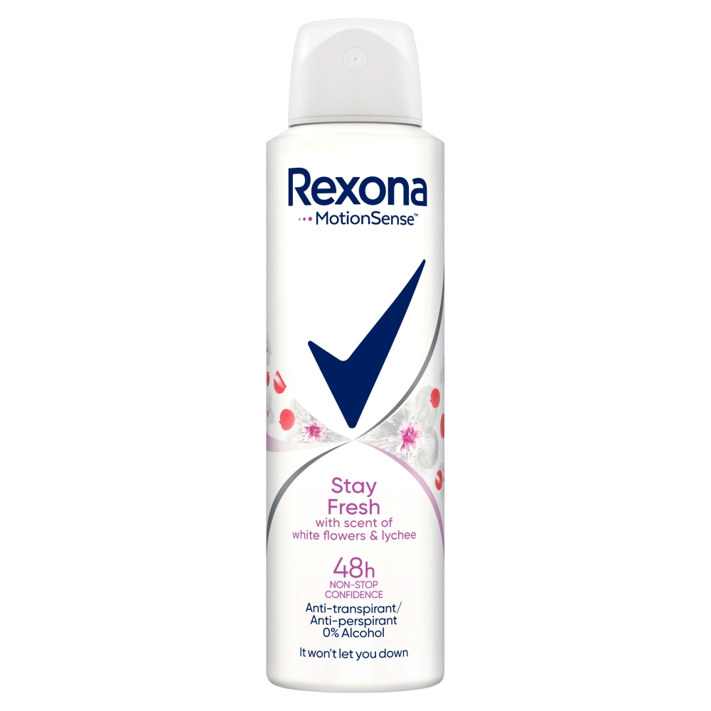 Rexona Deo Spray White, Antyperspirant, Flowers&Lychee