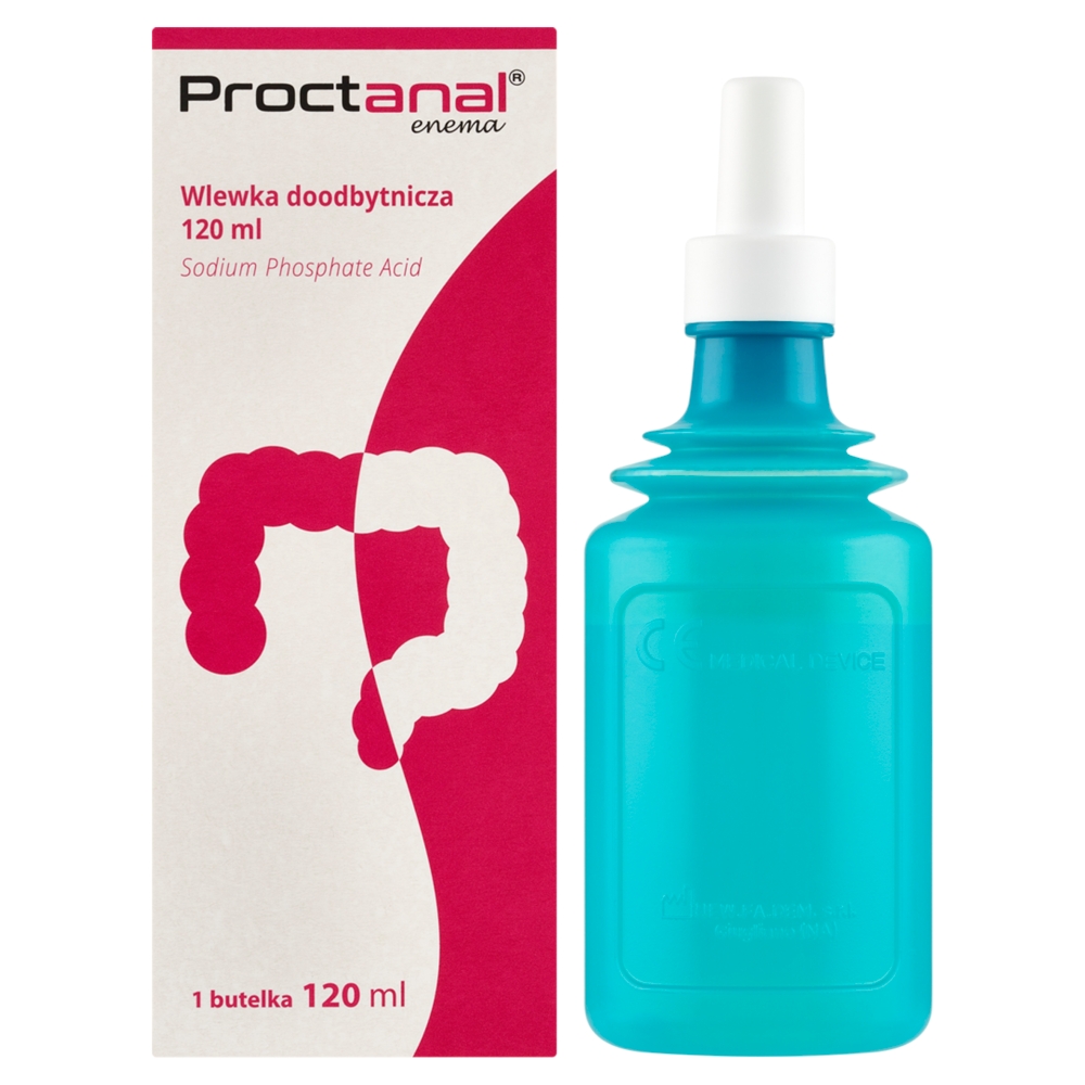 Proctoanal Enema wlew doodbytniczy, płyn 120 ml