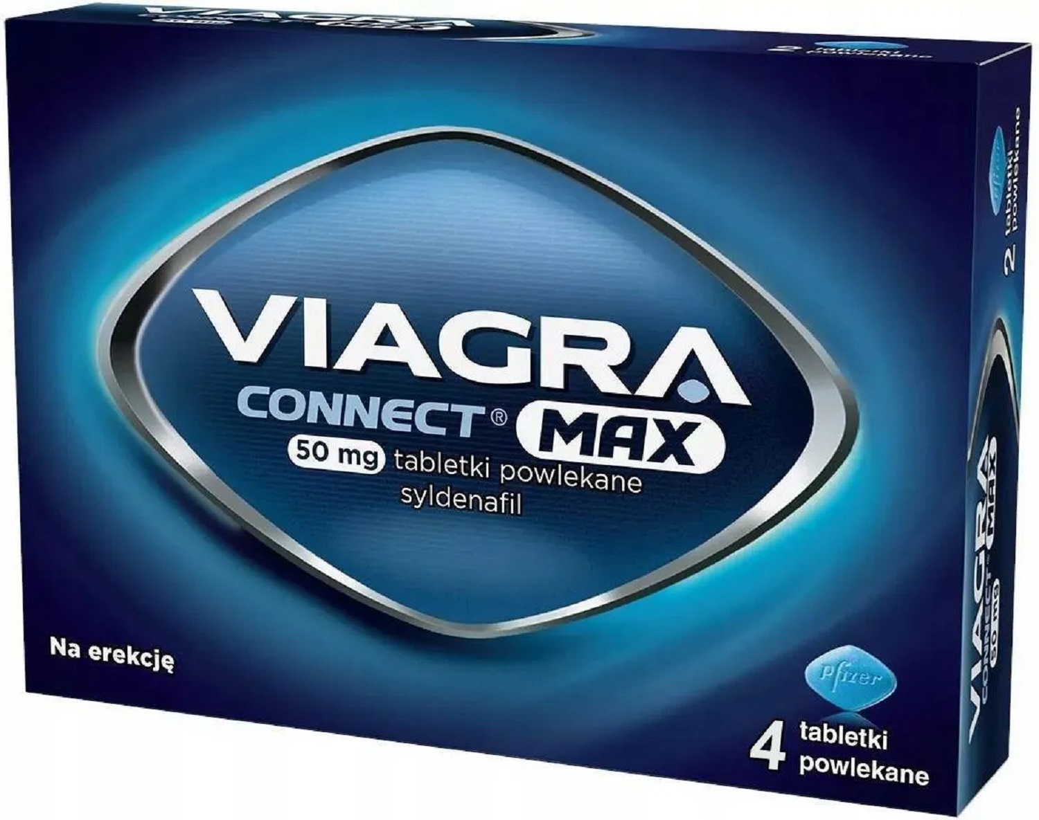 Viagra Connect Max 50 mg 4 Tabletki Powlekane