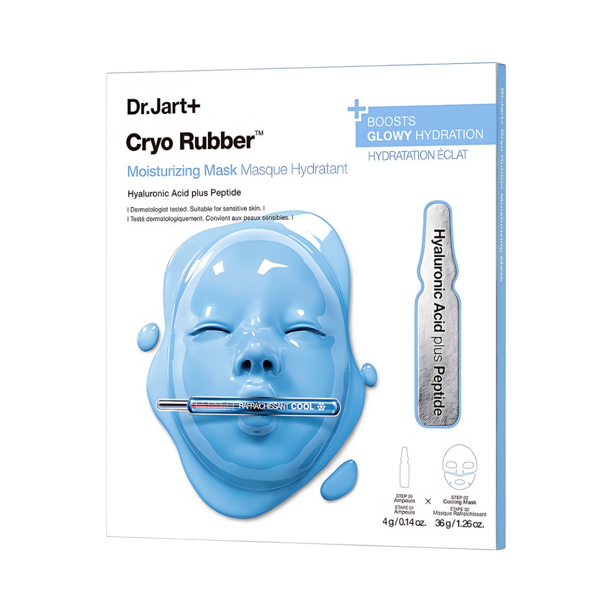 Dr.Jart+ Cryo Rubber™ Moisturizing Mask Maseczka nawilżająca z kwasem hialuronowym