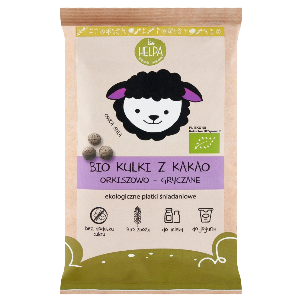Helpa BIOKulki z Kakao Orkiszowo-Gryczane 160 g