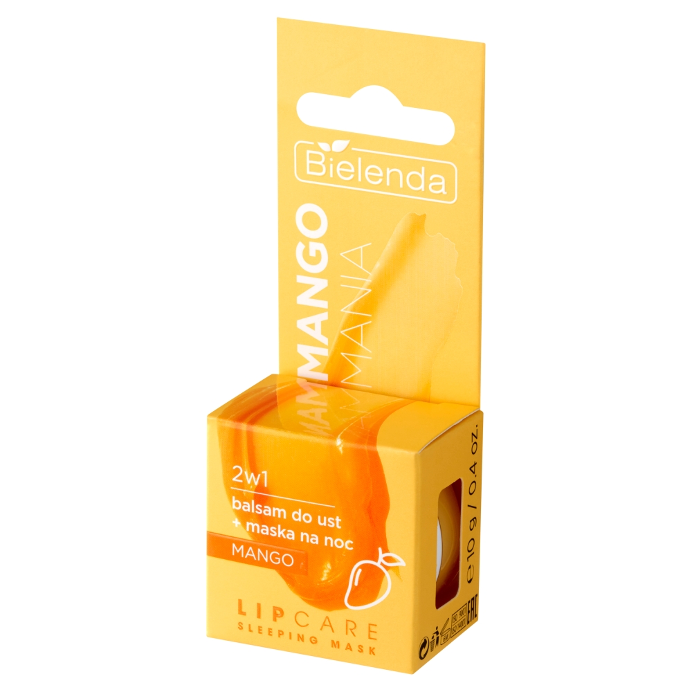 Bielenda Mango Mania Balsamo Labbra + Maschera Notte 2in1 10 g