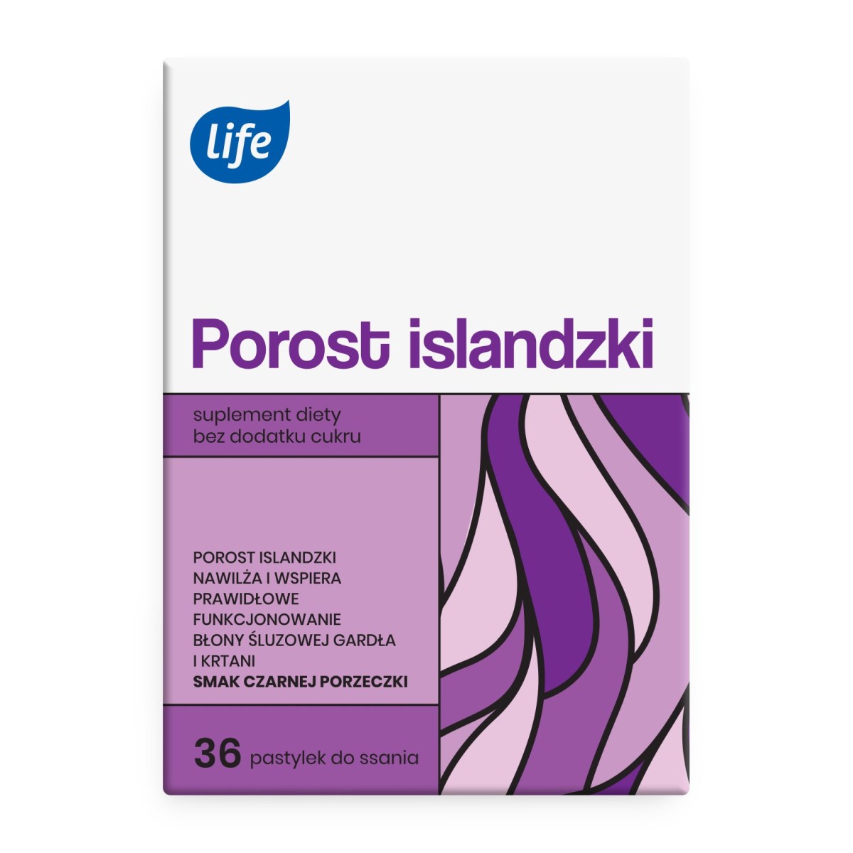 Life Porost Islandzki, Pastylki do ssania