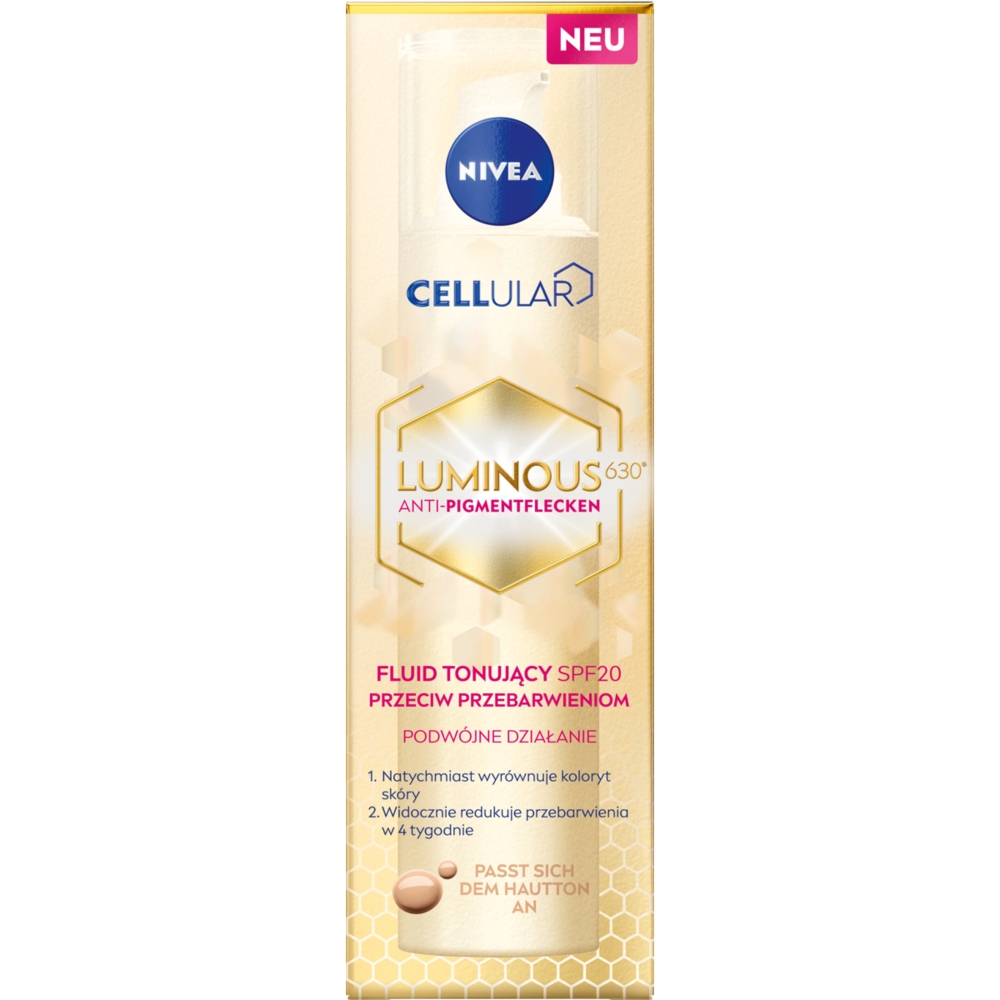 Nivea Visage Cellular Luminous Tonujący krem przeciw przebarwieniom na dzień  40 ml