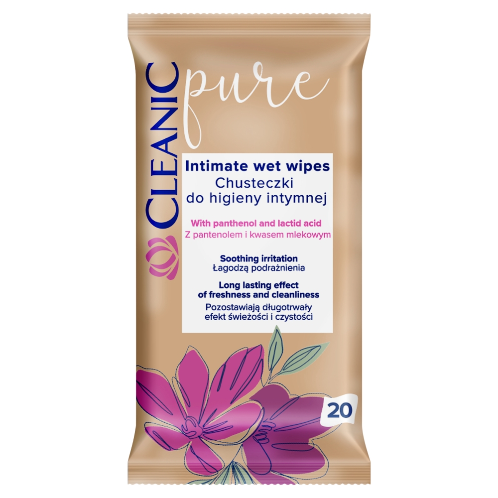 Cleanic Chusteczki do higieny intymnej Pure 20 szt.