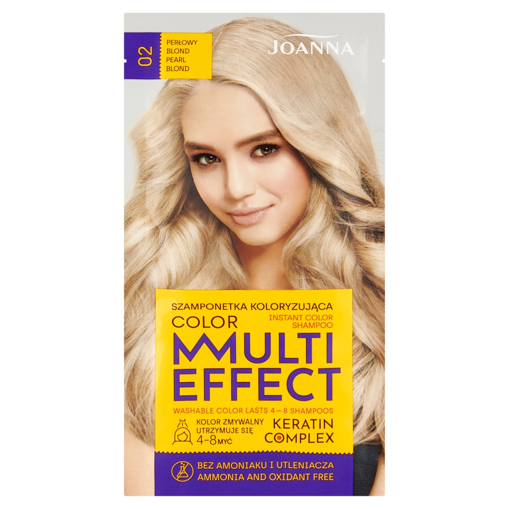 Joanna Multi Effect Color 02 Perłowy Blond Szamponetka koloryzująca