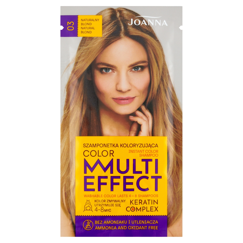 Joanna Multi Effect Color 03 Naturalny Blond Szamponetka koloryzująca