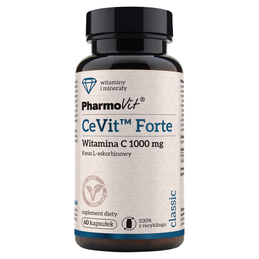 PharmoVit Classic CeVit Forte Witamina C 1000 mg Kapsułki