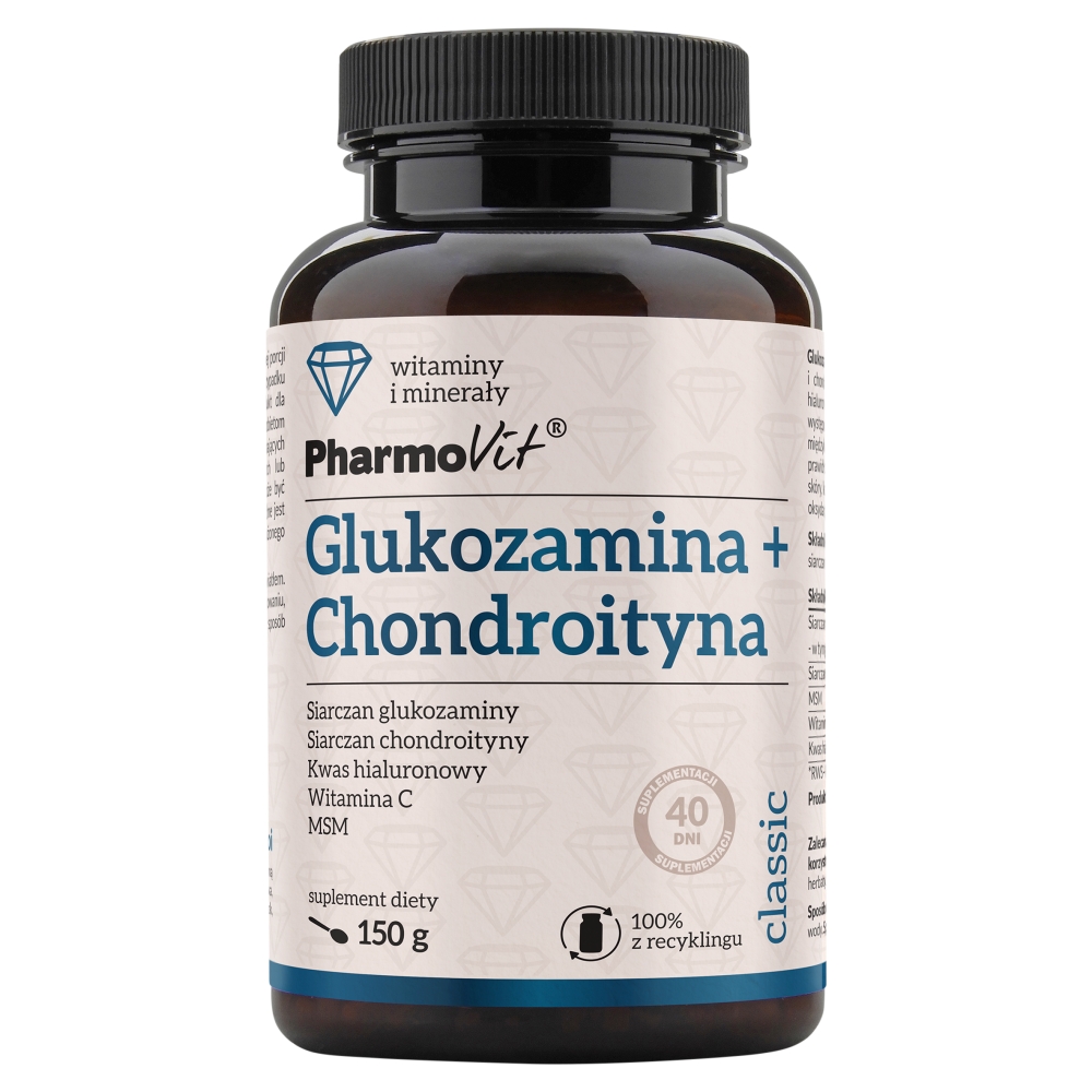 Pharmovit Glukozamina + Chondroityna Suplement na stawy proszek 