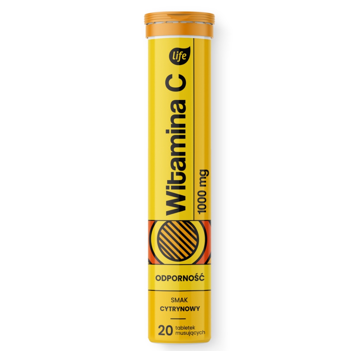 Life Witamina C 1000 mg, Smak cytrynowy, Tabletki musujące