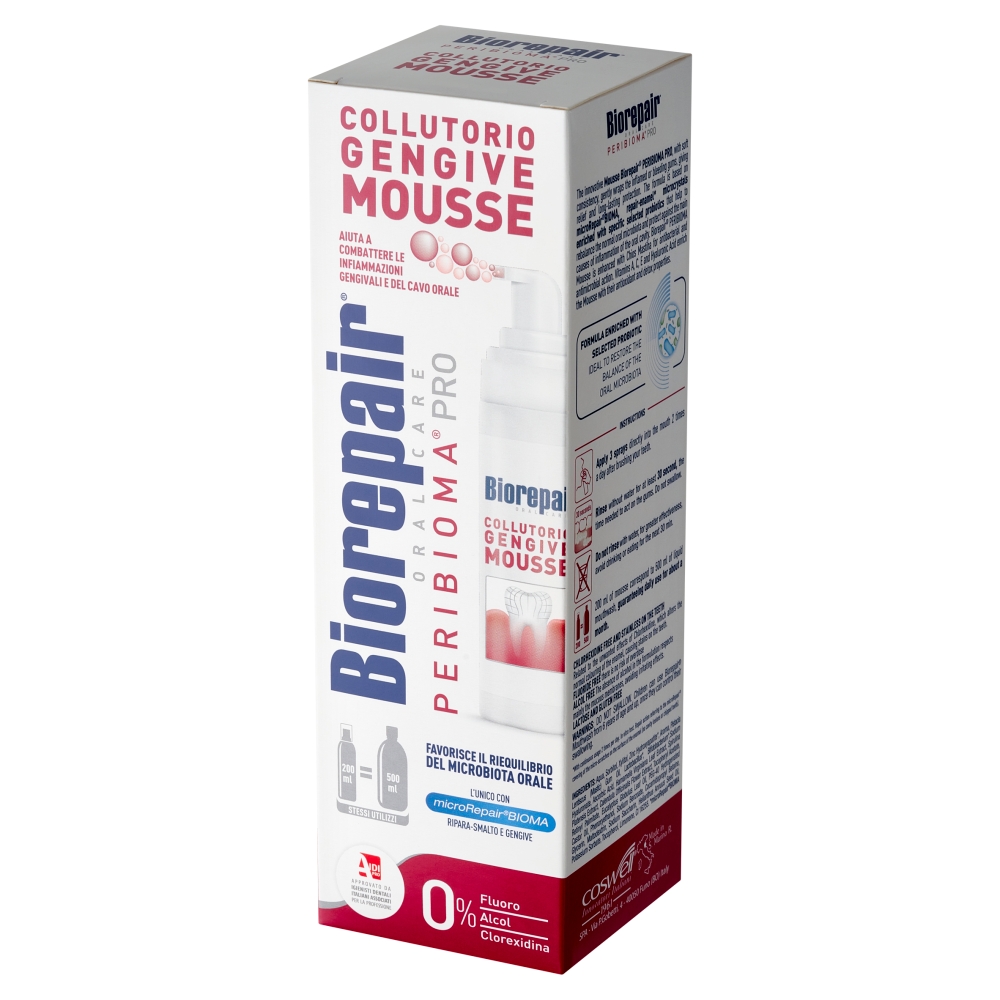 Biorepair Peribioma Pianka do Higieny Jamy Ustnej 200 ml
