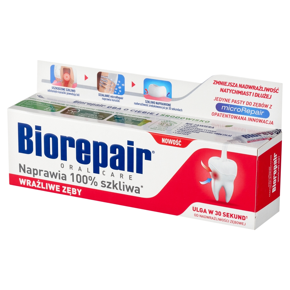 Biorepair Pasta do zębów Wrażliwe Zęby 75 ml