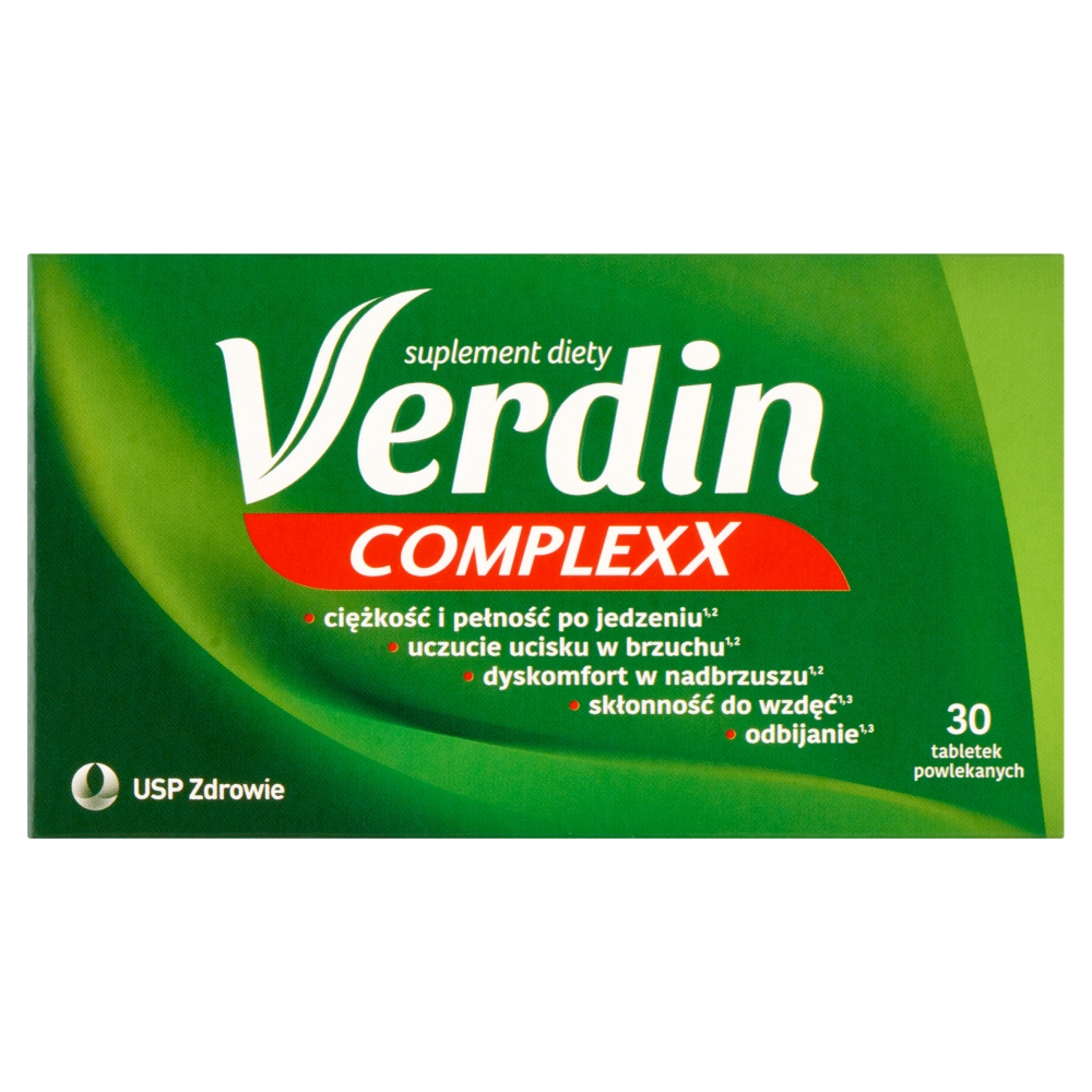 Verdin Complexx, Suplement diety wspierający trawienie, Tabletki