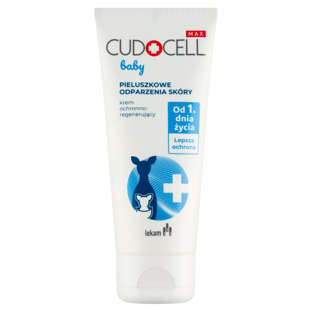Cudocell Max Baby Pieluszkowe Odparzenia Skóry Krem Ochronno-Regenerujący 40 g