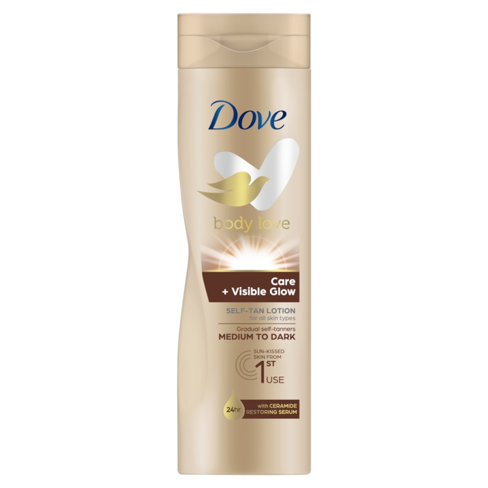 Dove Balsam brązujący do średniej i ciemnej karnacji 
