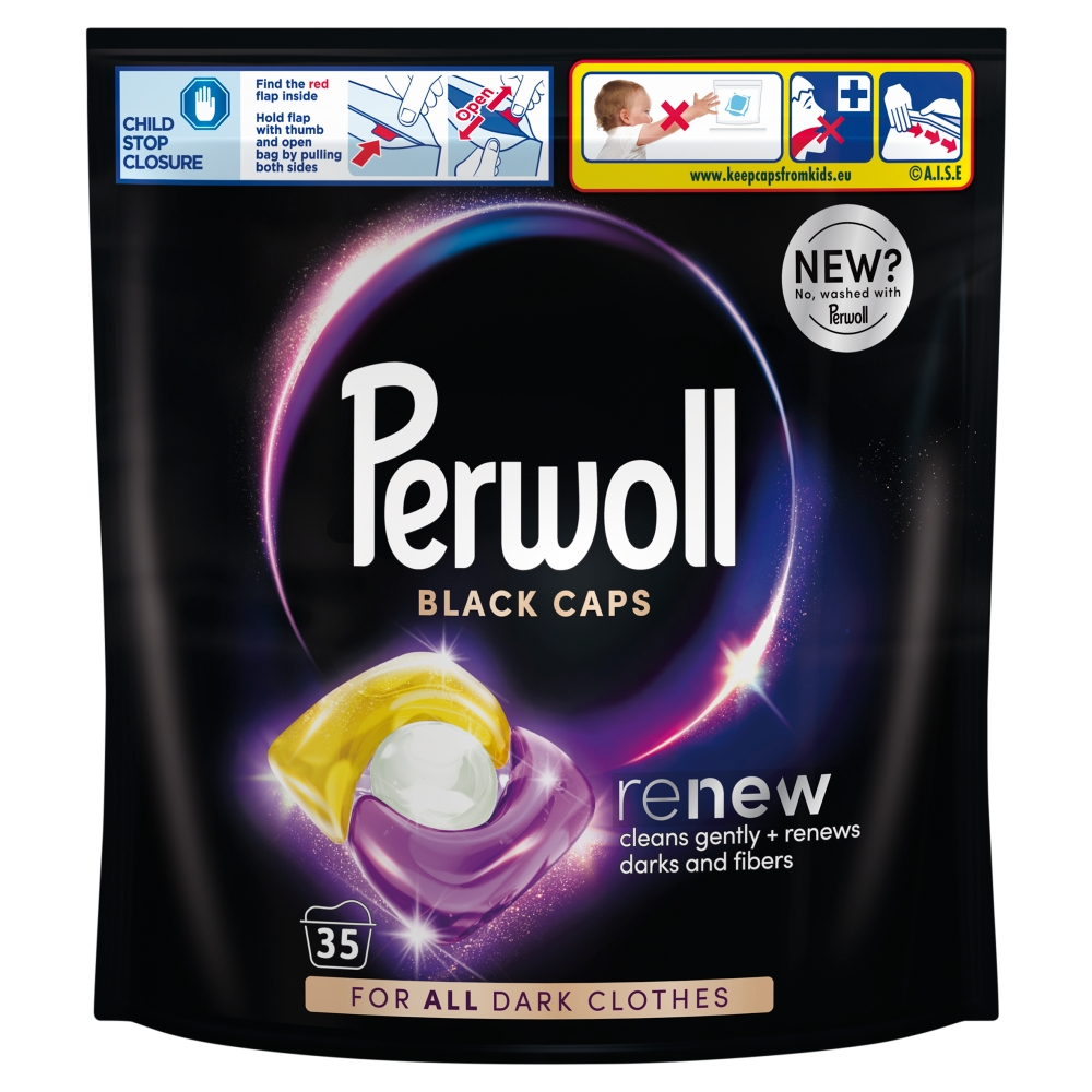 Perwoll Renew Caps Black 35 szt
