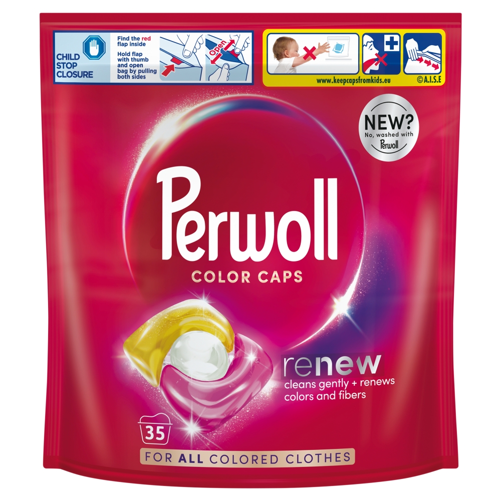 Perwoll Renew Caps Color 35 szt
