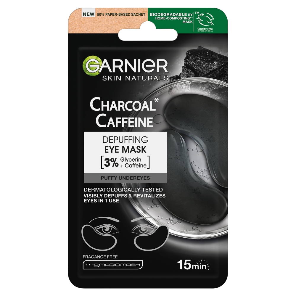 Garnier Skin Naturals Maschera Occhi al Carbone e Caffeina 5g 5 g