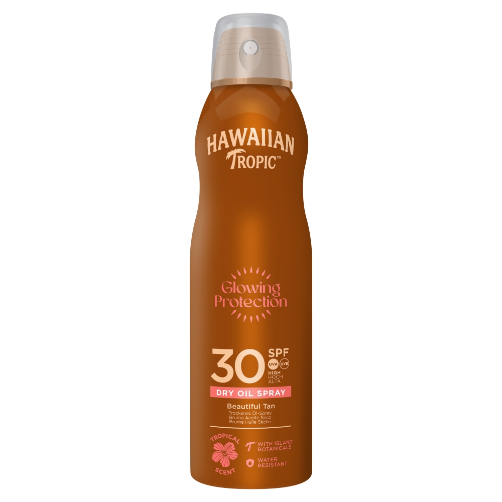 Hawaiian Tropic Spray ochronny do opalania SPF 30, ochrona UVA/UVB, 180 ml