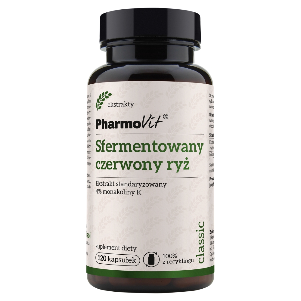 PharmoVit Classic Sfermentowany czerwony ryż Kapsułki