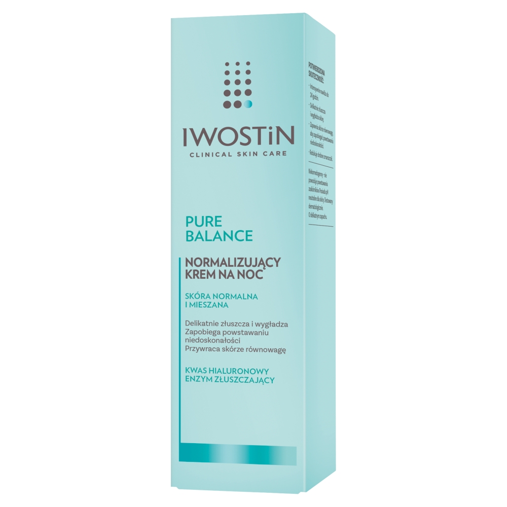Iwostin Pure Balance Krem na noc normalizujący