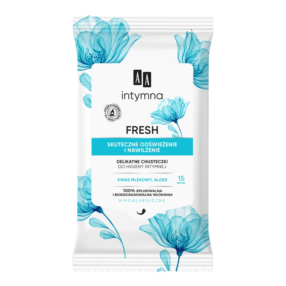 AA Intymna Fresh Chusteczki do higieny intymnej