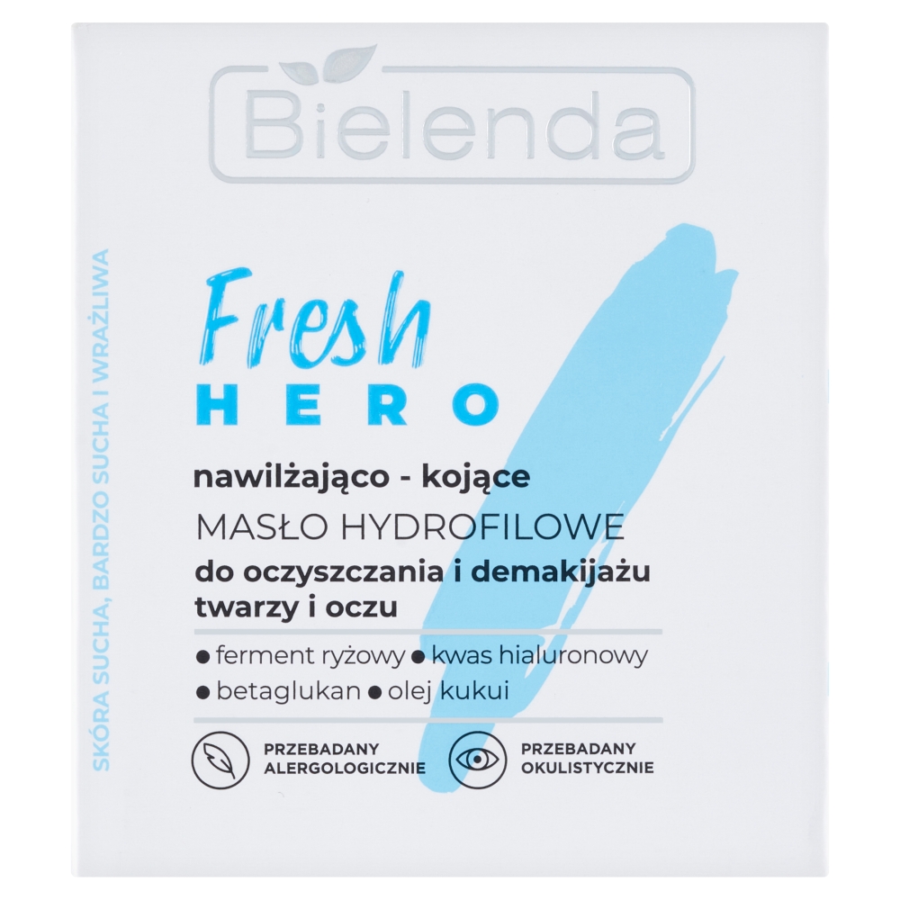 Bielenda Fresh Hero Burro Hydrofilo Idratante Lenitivo per la Pulizia e lo Struccaggio 40 g