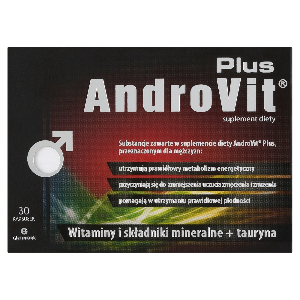 Androvit Plus Suplement diety dla mężczyzn Kapsułki