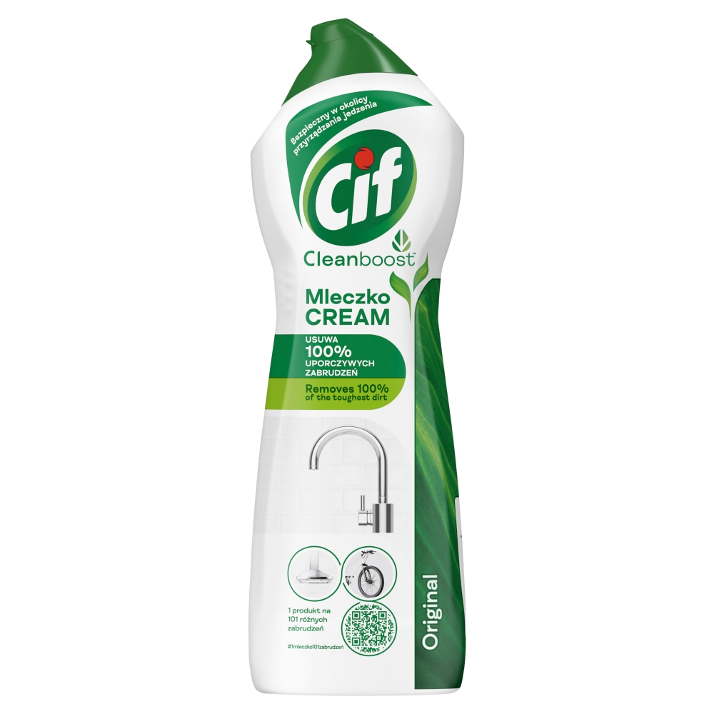 Cif Cream Mleczko z Mikrokryształkami do Czyszczenia Powierzchni Original 780 g