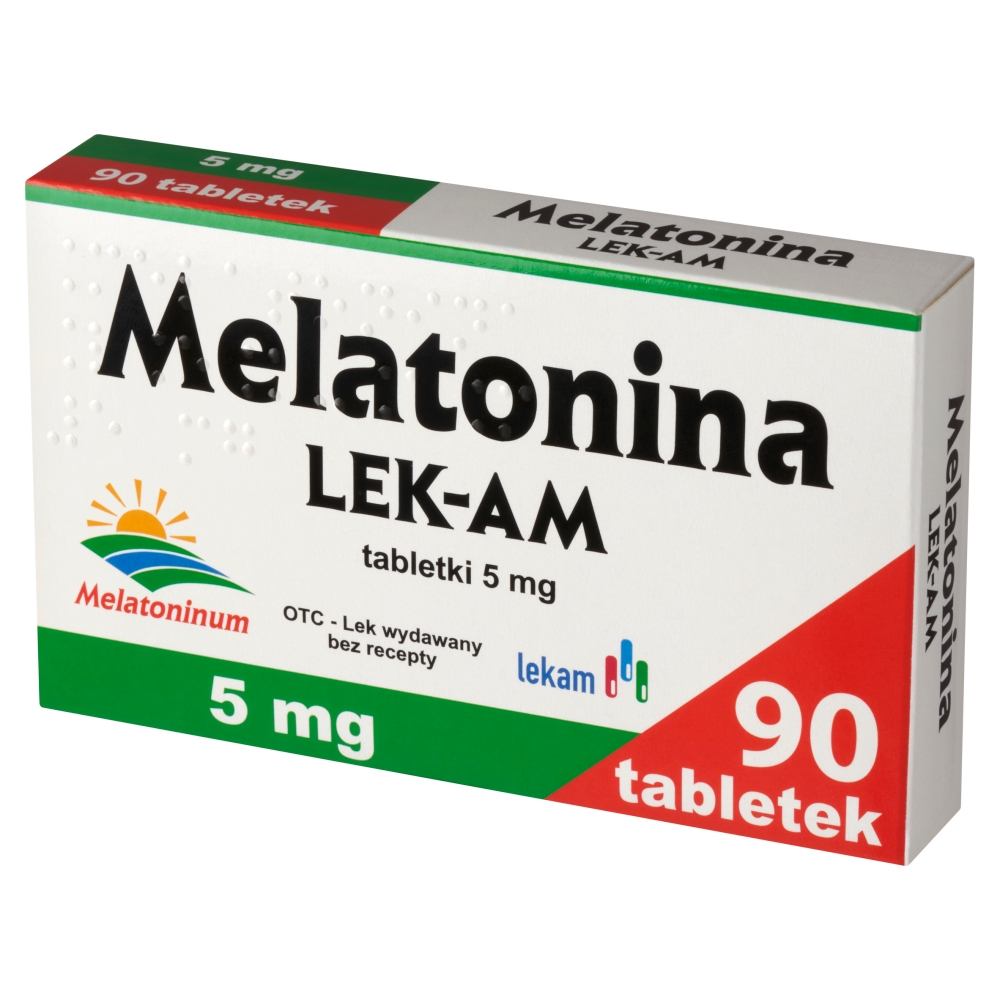 Melatonina LEK-AM 5 mg, 90 tabl.