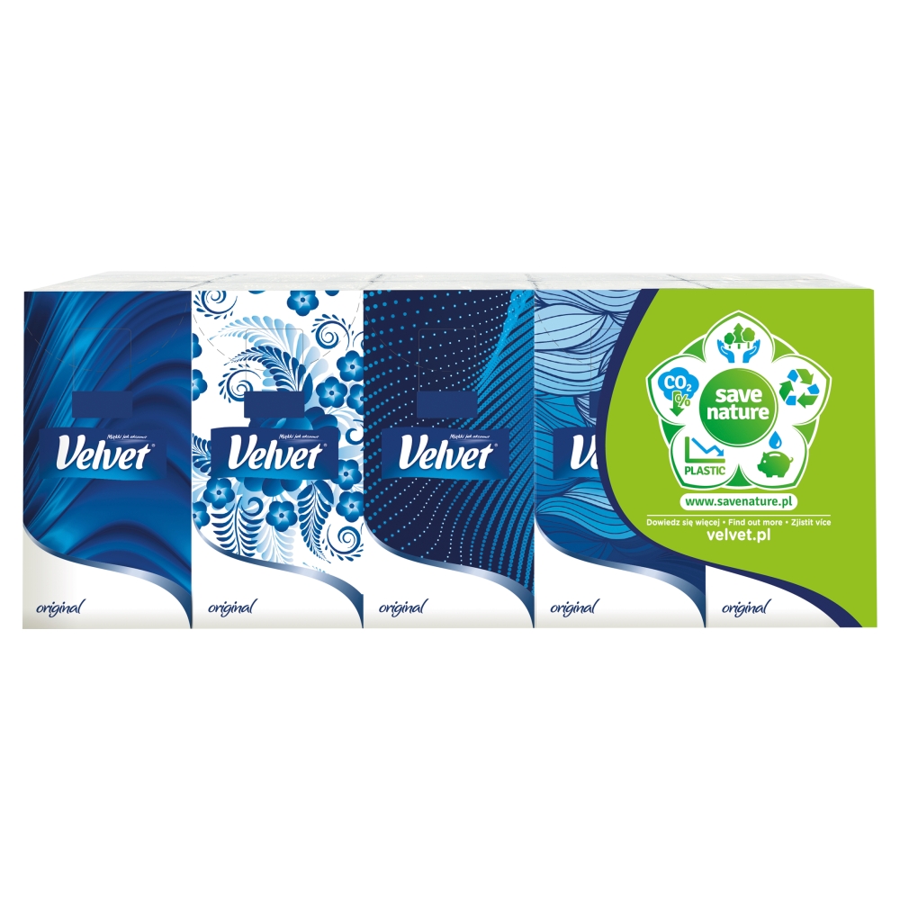 Velvet Fazzoletti Bianchi 90 Pz