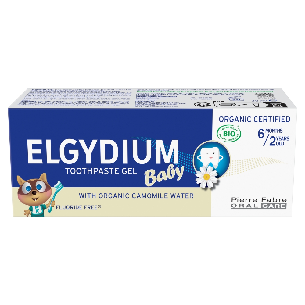 Elgydium Baby Pasta do zębów w Żelu dla dzieci 6M-