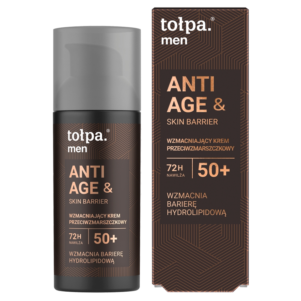 Tołpa Men Anti Age & Skin Barrier Wzmacniający krem przeciwzmarszczkowy 50+
