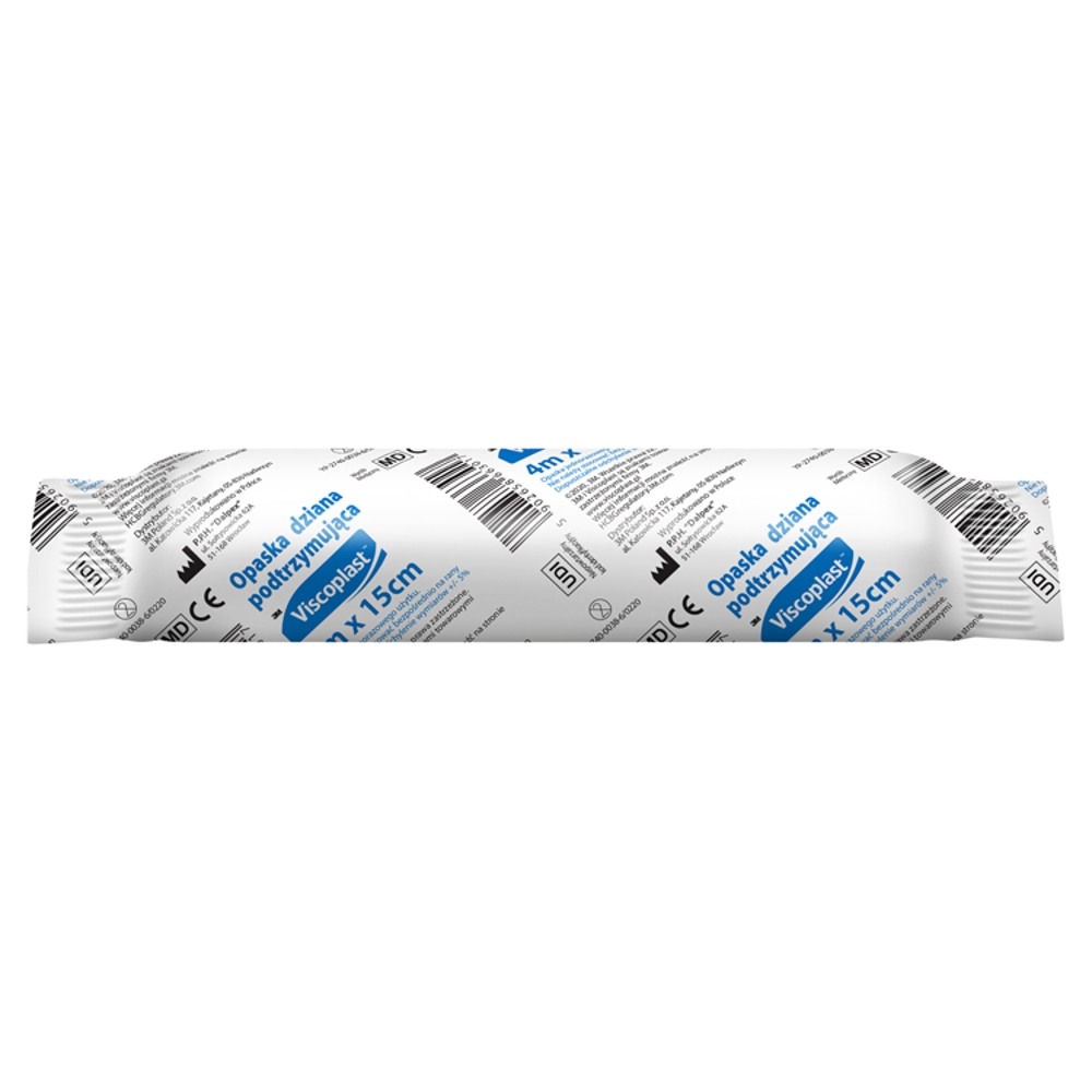 Viscoplast, Opaska dziana podtrzymująca, 0,15x4m