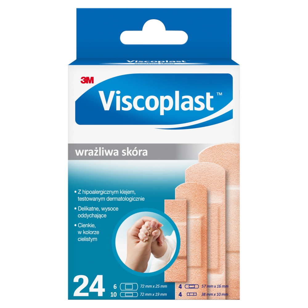 Viscoplast Wrażliwa Skóra, Plastry opatrunkowe