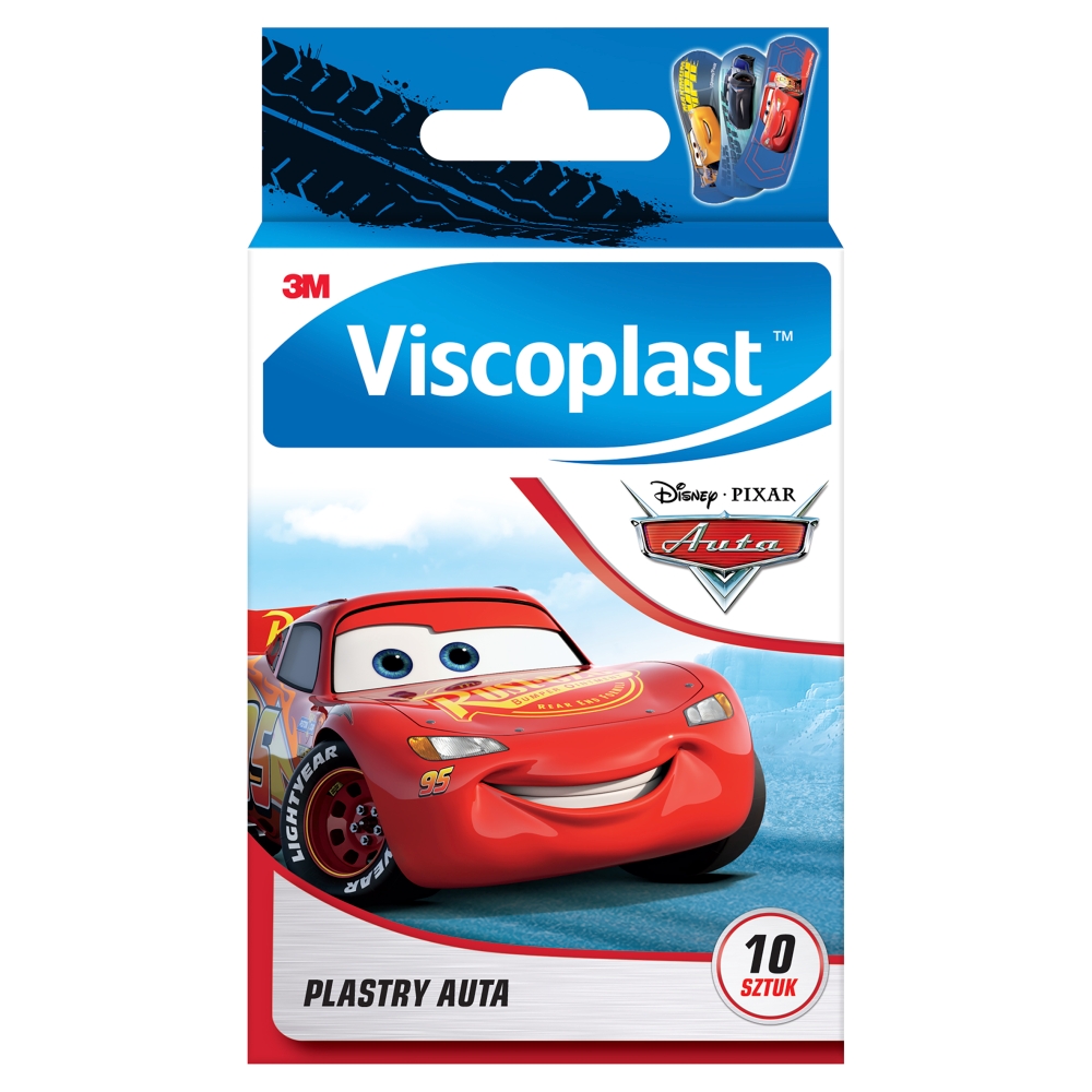 Viscoplast Auta, Plastry dla dzieci, 7,2x2,5cm