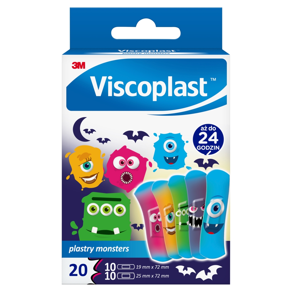 Viscoplast Monsters, Plastry opatrunkowe dla dzieci