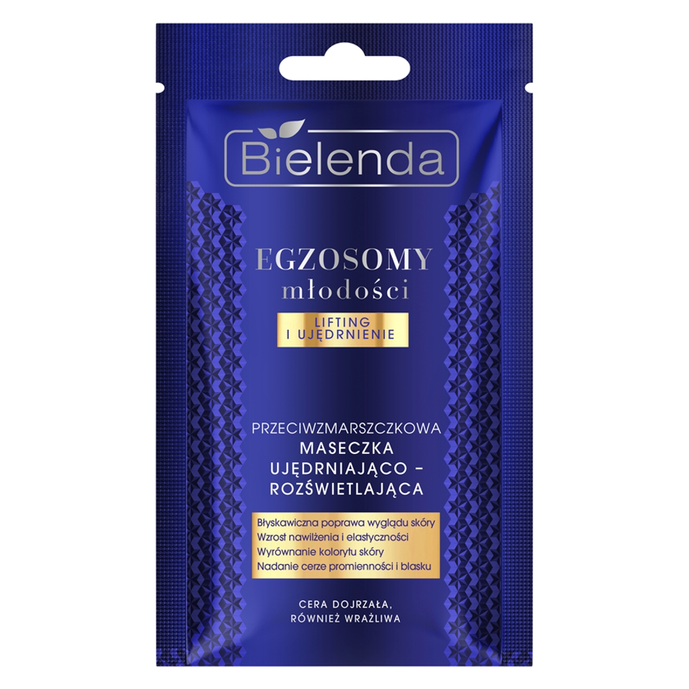Bielenda Egzosomy Młodości Przeciwzmarszczkowa maseczka ujędrniająco-rozświetlająca 