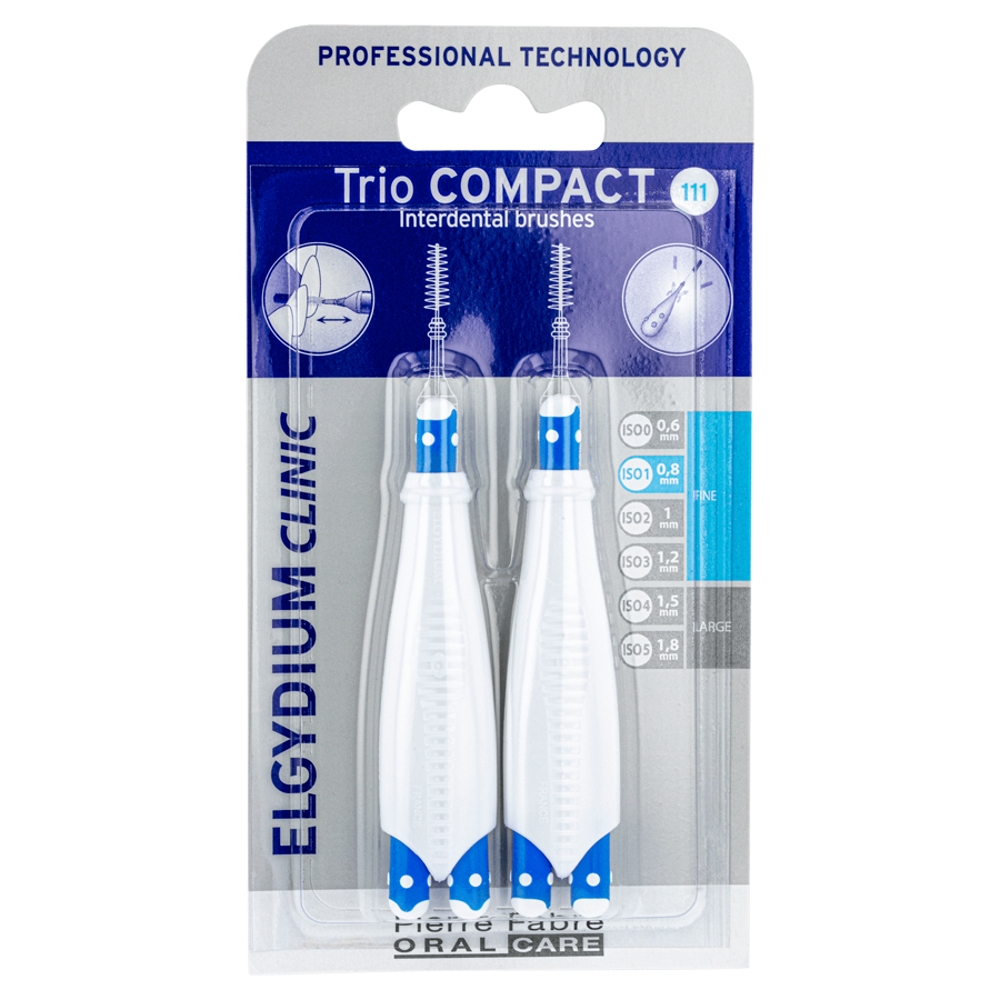 Elgydium Clinic Trio Compact Szczoteczki do mycia przestrzeni międzyzębowych 111 -szt.