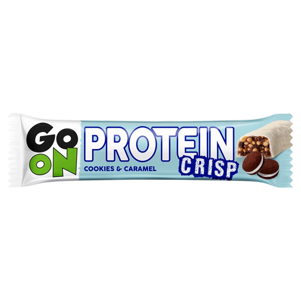 Go On Baton proteinowy Crisp, ciastko-karmel