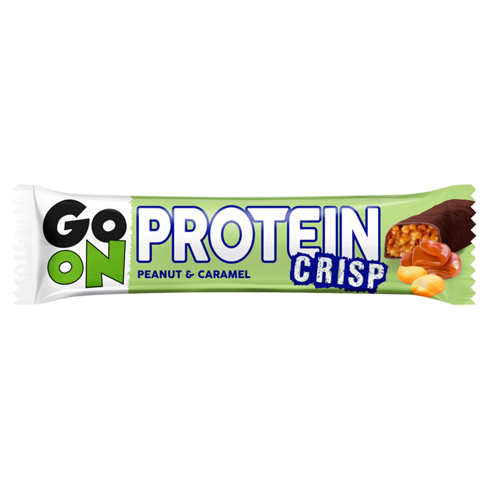 Go On Baton proteinowy Crisp, orzech-karmel